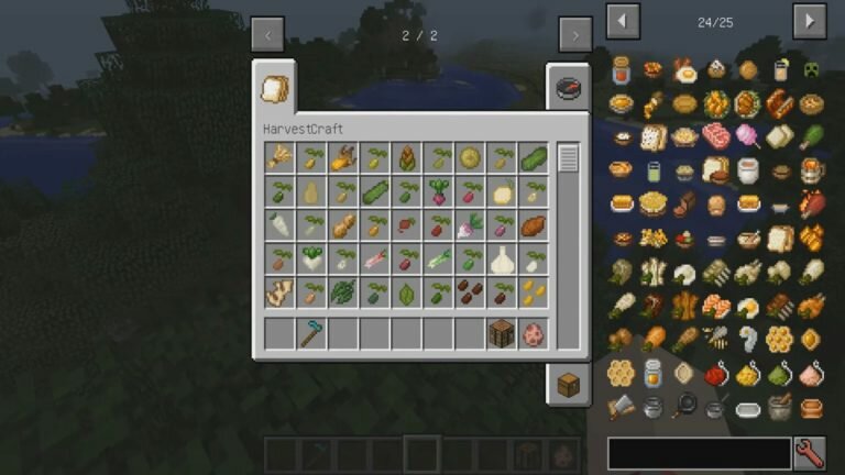 Мод Pams Harvestcraft для Майнкрафт 1.12.2/1.7.10